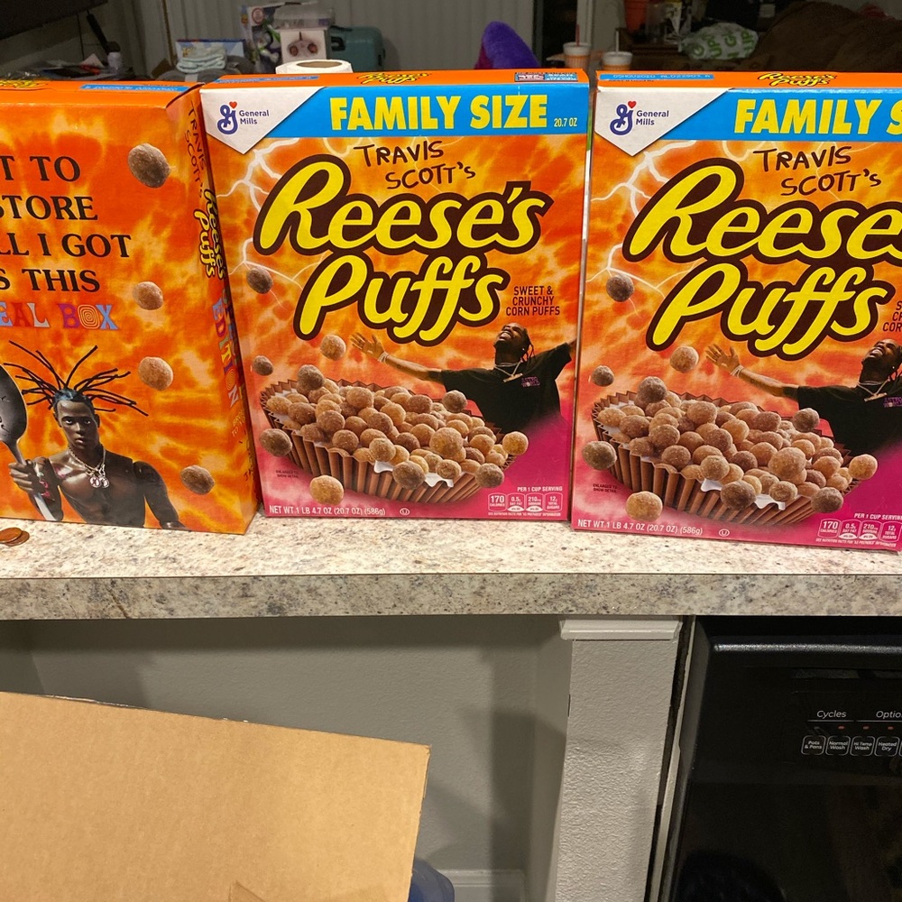Travis Scott Reese’s puffs cereals